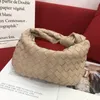 Tote donna in pelle intrecciata con borse a mano morbide annodate grande capacità nuovo Tlaip228V