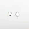 200PCS / Lot Tibetan Silver Alloy Heart Pendant Charms för Smycken Makings Armband Resultat 10.5 * 13.5mm