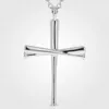 2020 Baseball Bat Cross Pendant Necklace STAINLESS STEEL ORIGINAL BAT CROSS