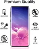 Impronte digitali Sblocca la protezione dello schermo in vetro temperato a copertura totale per SAMSUNG GALAXY S10 Plus S10E S8 S9 S7 edge S6 Note 8 Note 9