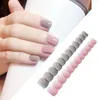 24pcs Natural Color Francês Falso Nail falsificados Dicas Artificial Tools Unhas acrílicas Arte Manicure