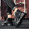 Vertvie Winter Warm Men Boots Pu Leather Plan Male Snow Boots Made Wandmed Coled في الكاحل الأعلى أعلى رجال أحذية أحذية