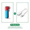 Freeshipping Bluetooth 5.0 Transmissor de áudio de 3,5 mm Adaptador Design for Nintendo Mudar APTX LL transmissor sem fio