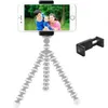 Selfie Stick Tripod Phone Clip عرض قابلية للتمديد 5585mm الهاتف الذكي قبضة اثنين من 14 كويوت أنثى المسمار الأفقي الرأسي p9307547