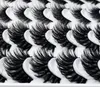 20 pares estilos mistos de 25 mm em caixa 3d cílios falsos cílios naturais cílios longos longos finos feitos à mão