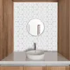 10 pezzi adesivo per piastrelle a mosaico autoadesivo per bagno adesivo da parete per backsplash cucina impermeabile decorazione domestica moderna nordica fai da te282x