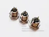 Connectoren, Mini XLR 3PIN MANIER AUDIO MICROFOON CHASSIS MOUT TB3M MET TA3F-connector / 10pcs