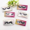 Partihandel 100% Real Mink Eyelashes Lashwood Soft Paper Boxes Anpassad logotyp Förpackning Strip False Eyelash Vendor