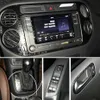 För Volkswagen Tiguan 2010-2017 Självhäftande bilklistermärken 3D 5D Carbon Fiber Vinyl Bilklistermärken och Dekaler Bilstyling Tillbehör