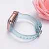 Women Glitter Soft Silicone Sports iWatch Band Strap for Apple Watch Series 5/4/3/2/1 (38mm 40mm 42mm 44mm)