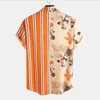 Men's short sleeve fashion shirts tops for men small medium large plus size 2xl 3xl clothing blouse