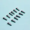 12 PCS 5 Пять звезд Серебро Матовый нержавеющая сталь Винт 5.0mm Длина Для RM RM 50-03 / 01 RM-11 RM011 Watch Case