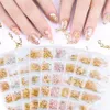 3D Metal rebites Nail Art Moda DIY Pregos Redondos Moon Nails Art Decoração Shell Etiqueta Acessórios Manicure 10styles RRA3619