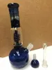 28 cm 11 tums glas bongs filterrör oljeplattformar bubbler vattenrör bong hookah