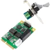 Mini PCIE USB to RS422 RS485 RS232 COM Port Card DB9 for Modem PDA GPS Bar Code Digitizer ISDN terminal adapter