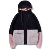 MCCKLE automne couleur bloc Patchwork velours côtelé à capuche vestes hommes Hip Hop sweats à capuche manteaux mâle 2020 décontracté Streetwear vêtements d'extérieur