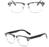 2020 nouveau classique rétro clair lentille Nerd cadres lunettes mode nouvelles lunettes Vintage demi métal lunettes cadre