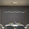 Levou Nordic bar restaurante candelabro simples e moderno personalidade criativa vara longa jantar Lustres Móveis para Sala