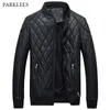 Толстая кожаная куртка Men 2020 Winter Mens Jackets и палаты ветропроницаемые Faux Leather Hommes Veste Outwear Motorcycle Jacket 4XL