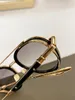 Nya solglasögon män design metall retro glasögon epiluxu pilot japansk handgjorda butik klassisk UV 400 glasögon toppkvalitet302L