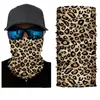 6 Style Leopard Starry Sky Face Mask Scarf pannband Utomhus Sportcyklingar Huvudbonader Neck Gaits Cycling Headscarf Party Masks