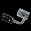 Unique Cartoon Terp Matte Quartz Banger Nail 10mm 14mm 18mm Female Male Joint Thick Quartz Banger Abrazine Dab Smoke Accessory Glass Bong