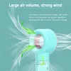 Rechargeable Portable Bladeless Fan USB Handheld Mini Cooler No Leaf Handy Fan With 3 Fan Speed Level Cooling fans8092482