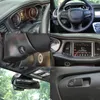 Zestawy wewnętrzne z włókna węglowego Central Control Deska rozdzielcza Zestaw 37PC dla Dodge Challenger 15+ Akcesoria samochodowe