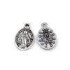 200Pcs Catholic Icon Religious Medal San Benito Charm Pendant For Jewelry Making Bracelet Necklace DIY Accessories 10x17.2mm A-385