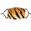 Mascherine Leopardenmuster, Schlangen mit Filterstück, Mund-Gesichtsmasken, Tiger, Giraffen, Spot, individuelle Atemschutzmaske, Kinder, Männer, Frauen, waschbar, 4 2xtc C2