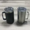 Custom Logo Double Wall Coffee Beer Mug Water Tumbler Bottle 24oz Skinny Stainless Steel Vacuum Thermos Flask Tumbler