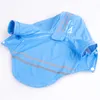 Vêtements de chien vêtements d'extérieur chiot animal de pluie manteau de pluie S-XL veste imperméable à capuche imperméable imperméable PU réfléchissant pour chiens chats