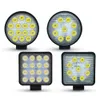 Barra luminosa da lavoro a led Fascio luminoso 27W 42W 48W Faro da lavoro a LED per auto impermeabile per camion trattore 4x4 SUV ATV 12V 24V