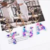 Letter keychain Alphabet keyring Chain Wristlet Semitransparent Colorful Pendant key chain Organizer Holder Cartoon Accessories LSK685