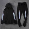 New Fashion Mens Tracksuit Designers Hoodies+pants 2 Piece Sets Solid Color Outfit Suits High Quality Tracksuits for Mens