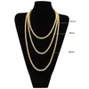 Necklace da donna da donna set ghiacciato catena di tennis di lusso hip hop bling singola fila 5mm di alta qualit￠ Sontuosi regali di gioielli di moda sontuosi 255d2135