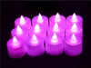 Flameless 촛불 앰버 장식 Led 전자 촛불 불빛 / 노란 차 빛 / 낭만적 인 익스프레스 사랑 홈 장식 제안