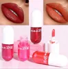 2020 CmaaDu Sexy Lip Rossetto liquido Sirena Lucidalabbra Lucido Diamante Rossetto Perla Idratante 3D Gelatina di cristallo Trucco labbra 8 colori