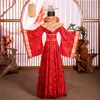 Starożytna Tang Dynastia Odzież Kobieta Dance Kostium Luksusowa Królowa Księżniczka Wróżka Dress Cosplay Stage Nosić kobiety