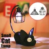 Resin Cat Animal Night Light Ornaments Home Decoration Gift Small Cat Nursery Lamp Breathing LED Night Light