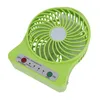 2020 PIÙ NUOVO Mini Ventilatore da tavolo portatile Mini ventilatore USB Ventilatore agli ioni di litio Batteria ricaricabile Multiuso con box209Y