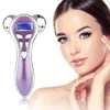 4D Roller Massager Facial Rolling Device Y Forma Rotating Micro-corrente Vibrando Emagrecimento Máquina Corporal Skin Lifting Aperto