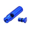 Smoking Aluminum Alloy Colorful Mini Removable Filter Snuff Snorter Sniffer Bottle Holder Mouthpiece Innovative Design Bullet Shape DHL