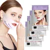 Liftend gezichtsmasker V-vormig gezicht Dubbele kinverkleiner Check Neck Lift Hydrating Peel Off Mask Huidverzorging