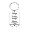 Graduation Keychain Gifts for Teen Girls Boys Son Daughter Birthday Gifts Engraved Key chain Always Remember You Are Braver1290O