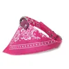 7 Colors 5 Size Adjustable Dog Collar Puppy Cat Scarf Collar for Dogs Cats Bandana Neckerchief Paisley Pattern Pet