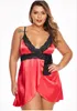 2020 Plus Size Sexy Pijama Babydoll Lingerie Sexy Erótico Feminino Sedoso Pijama Sexy Camisola Toque Delicado Jogos Adultos Sling296U