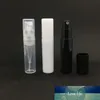 100 bouteilles vides de vaporisateur de parfum en plastique 2ML / 2G échantillon rechargeable contenant cosmétique mini petit atomiseur rond pour lotion peau échantillon plus doux