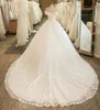 SL-5061 hors de l'épaule mariage robe de mariée robe de bal broderie dentelle applique Boho robe de mariée 2020 noiva grande taille robe