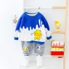 Fashion Baby Clothes Boys Set Cartoon Cute Tshirt Suit 2020 Spring 2 PCS Child Fall Costume Children Clothing Oneck4756362